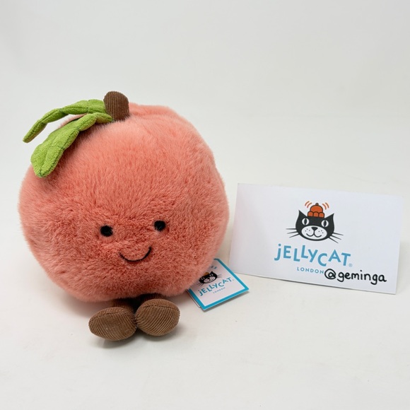 Jellycat Amuseables Peach, NWT - Picture 2 of 7